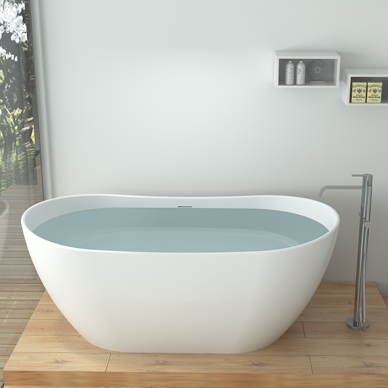 Solid Surface Resin Stone Bathtub Bs8633 Solid Surface Bathtub
